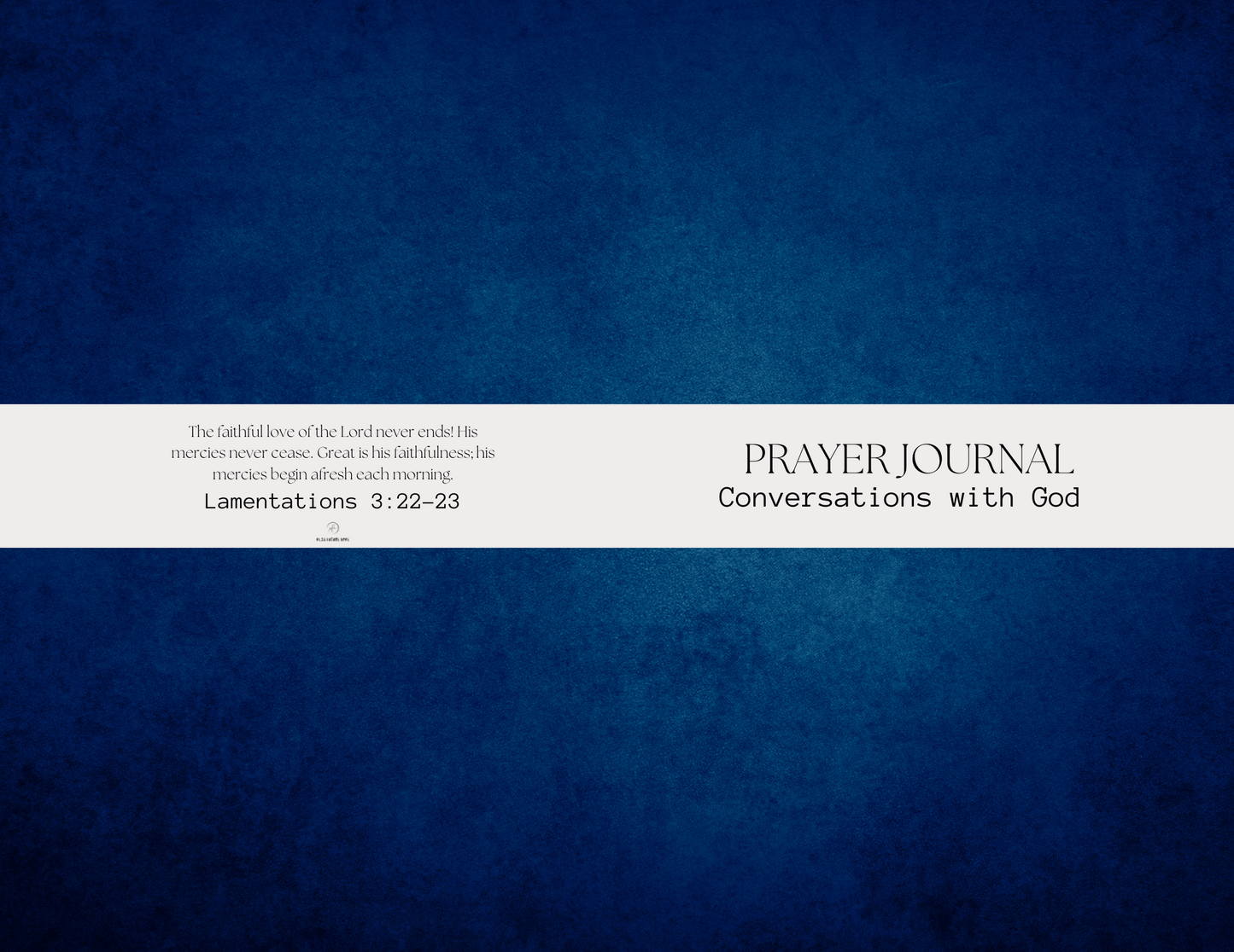 Prayer Journal: Conversations with God